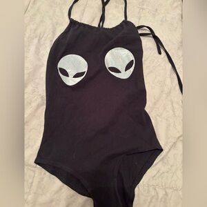 Me you versus life alien bodysuit rave S